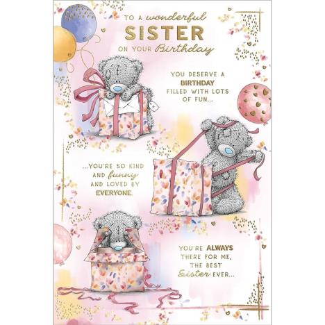Wonderful Sister Verse Me to You Bear Birthday Card